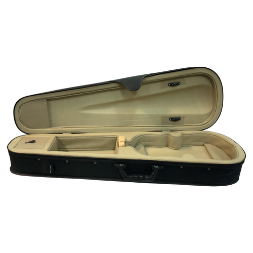 Vivo Neo V012-ECS-44 Shaped Case for 4/4 Violin / 14" Viola with Accessory Pocket and 2 Bow Holders