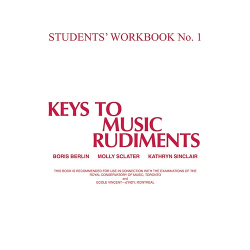 Keys To Music Rudiments Book 1