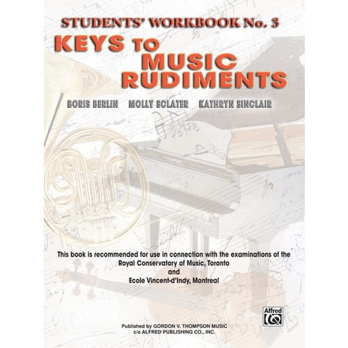 Keys To Music Rudiments WkBook 3