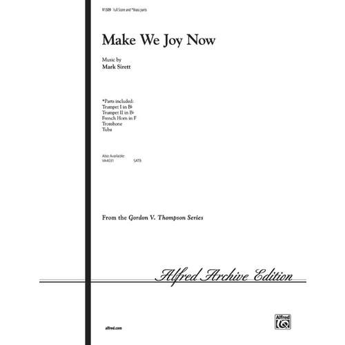 Make We Joy Now (Brass Parts)