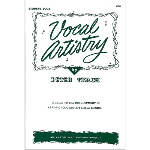 Vocal Artistry Student Book by Neil A. Kjos Music Company