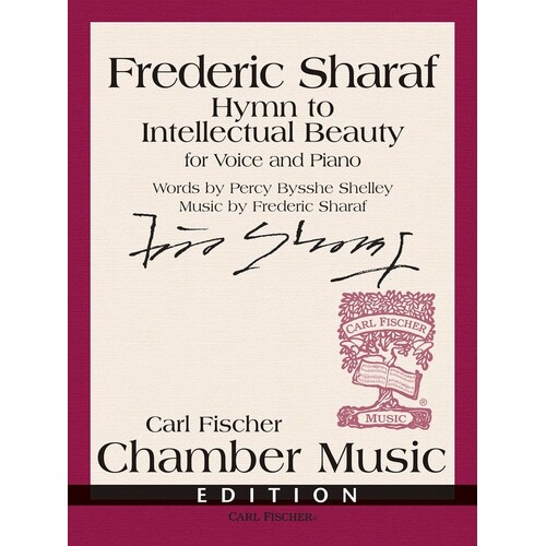Sharaf - Hymn To Intellectual Beauty Voice/Piano (Music Score/Parts)