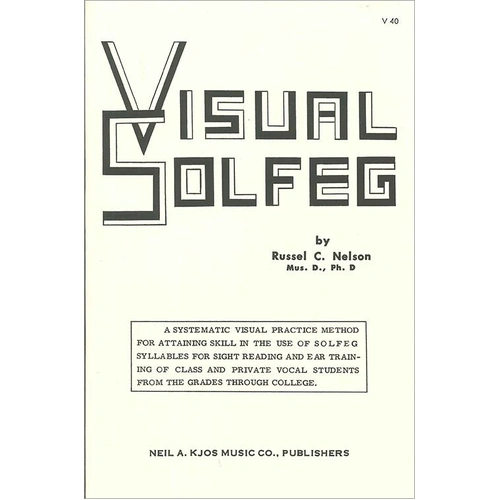 Visual Solfeg by Neil A. Kjos Music Company, Choral, 32 Pages