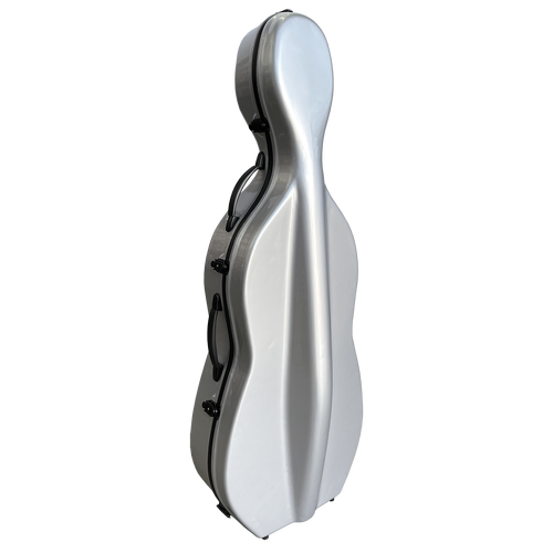 Vivo V703-34SL Polycarbonate Cello Case for 3/4 Size - Silver