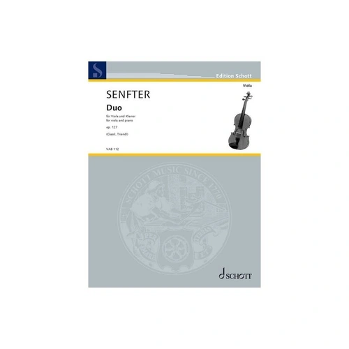 Senfter - Duo for Viola and Piano, 24 Pages, Schott Music