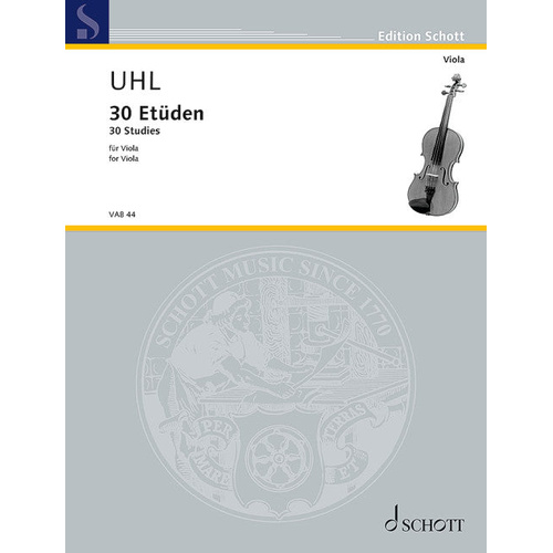 30 Studies for Viola Sheet Music