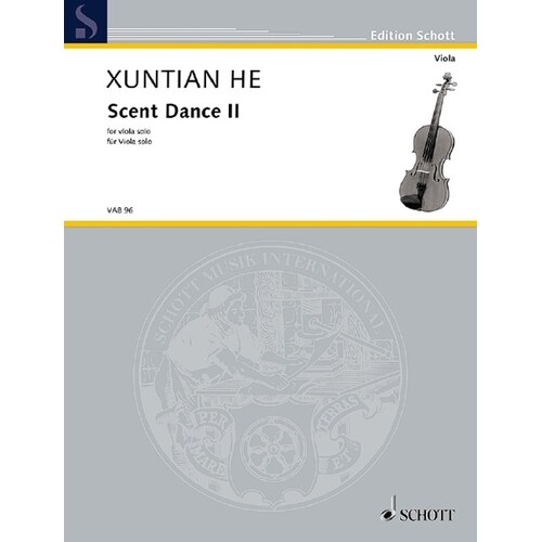 Xuntian He - Scent Dance Ii For Viola Solo (Softcover Book)