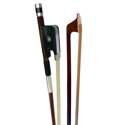 Vivo Student Viola Bow 14" - 16" VABO-S44 Octagonal Wood Stick Ebony Frog Silver Plated Winding Genuine Horsehair