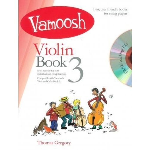 Vamoosh Violin Book 3 with Backing CD
