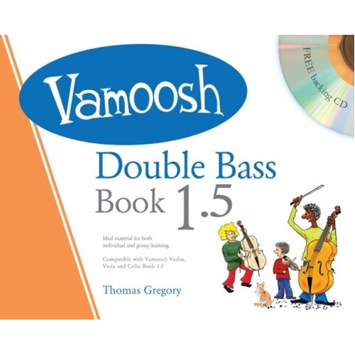 Vamoosh Double Bass Book 1.5 (Softcover Book/CD)