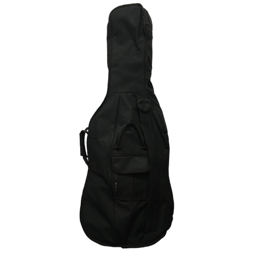 Vivo VBBAG24 Double Bass 10mm Padded Bag 1/2 Size with Accessory Pockets and Bow Holders