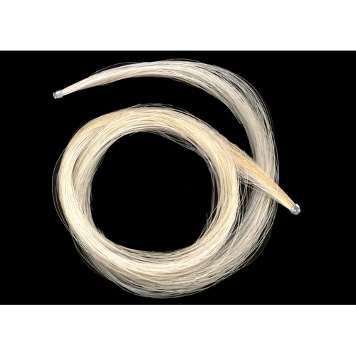 P&H 4/4 Size Violin Bow Hair - Natural White Replacement
