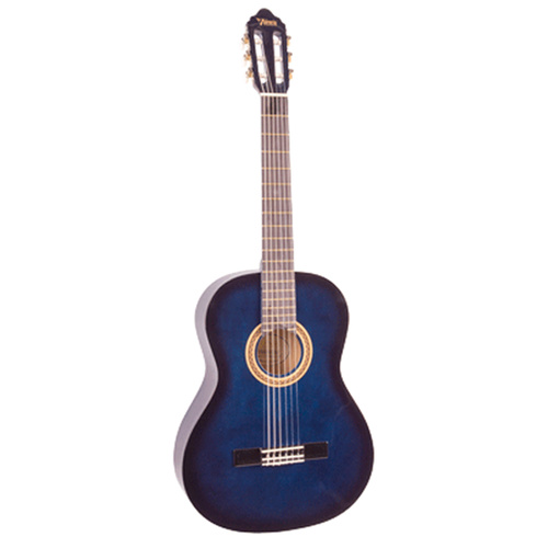 Valencia 1/2 Size Nylon String Student Guitar Blue
