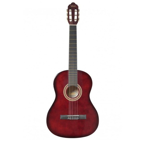 Valencia 1/2 Size Nylon String Student Guitar Red