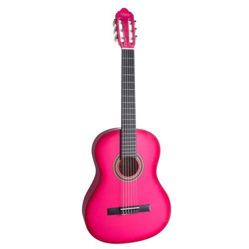 Valencia Series 100 Classical Guitar (Pink Sunburst)