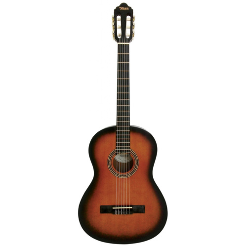 Valencia Series 200 Classical Guitar - Hybrid Thin Neck (Classic Sunburst)