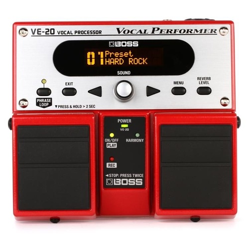 Boss VE-20 Vocal Performer Multi Effect Pedal