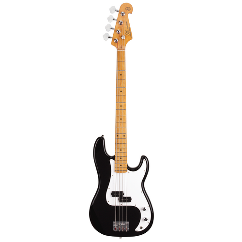 SX Vintage Style Bass Guitar with Laney LX15B 15W Amplifier and Accessories