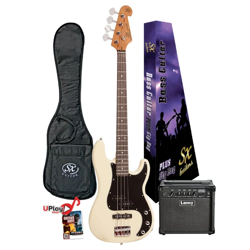 Essex SX Bass Guitar Pack with LX15B Amp