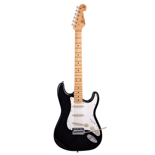 Essex Vintage Style Electric Guitar. Traditional 60Ç?s Style Solid Basswood Body ( Black )