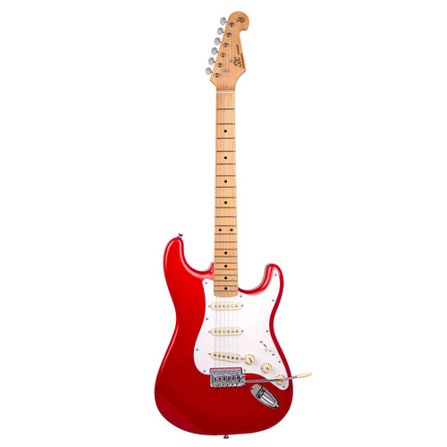 Essex Vintage Style Electric Guitar Traditional 60Ç?s Style Solid Basswood Body ( Candy Apple Red )