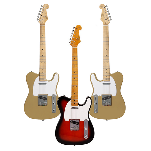 Essex TL Style Electric Guitar Left Hand with Gig Bag and Online Lessons