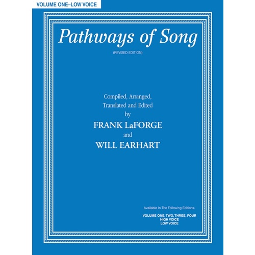 Pathways Of Song Volume 1 Book Low