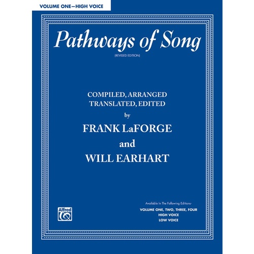 Pathways Of Song Volume 1 Book High