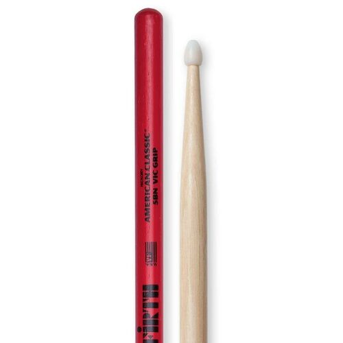 Vic Firth American Classic 5BN Nylon Tip Vic Grip Drum Sticks