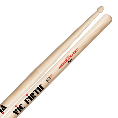 Vic Firth American Jazz 1 Wooden Tip Drum Sticks
