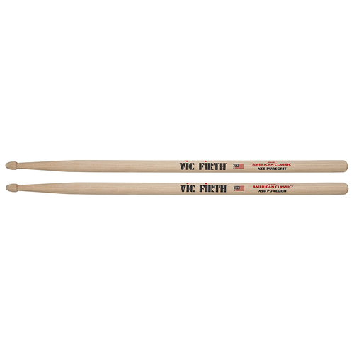 Vic Firth American Classic Extreme X5B PureGrit Wood Tip Drum Sticks