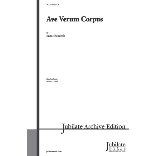 Ave Verum Corpus SSAA Choral Sheet Music