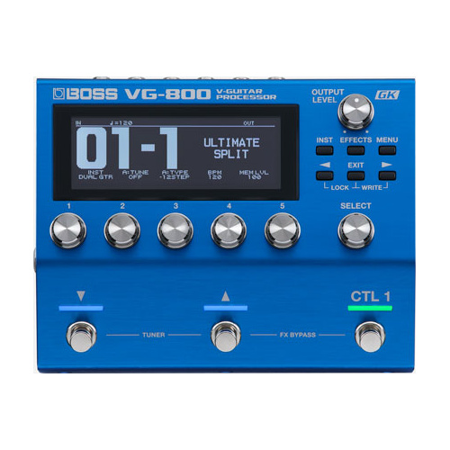 BOSS VG-800 V-Guitar Processor - Advanced Modeling & Effects Tool for Guitar/Bass