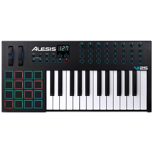Alesis VI25 25 Note Controller Keyboard w' Pads
