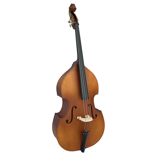 Vivo Neo 1/2 Double Bass Laminate with 20mm Padded Bag - Antique Satin Finish