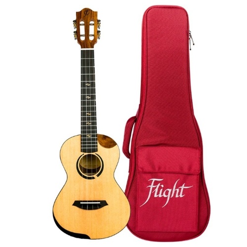 Flight Victoria Concert EQ-A Ukulele with Bag