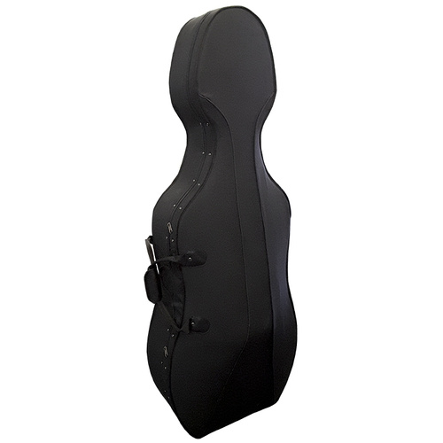 Vivo VILCC34 Lightweight 3/4 Size Cello Case with Plush Interior, Wheels, Backpack Straps, and Music Pocket
