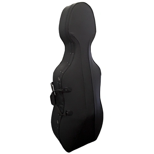 Vivo VILCC44 Lightweight 4/4 Size Cello Case with Padded Cordura Exterior and Plush Blue Interior
