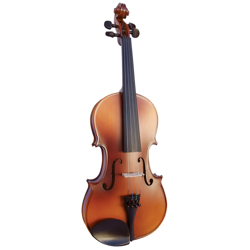 Vivo Neo 4/4 Student Violin Outfit with Solid Spruce Top, Maple Back, Ebony Fingerboard, Lightweight Case, and Octagonal Bow
