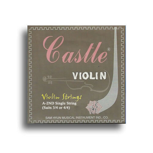 Castle A-2ND Violin Single String (3/4 or 4/4)