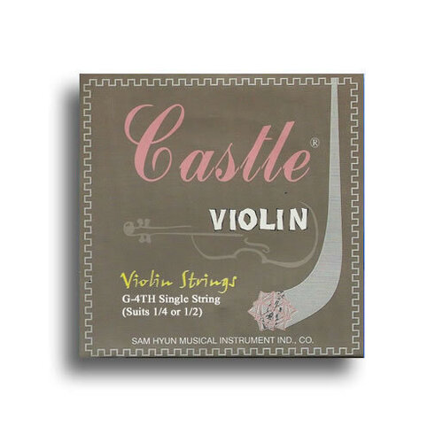 Castle G-4TH Violin Single String (1/4 or 1/2)