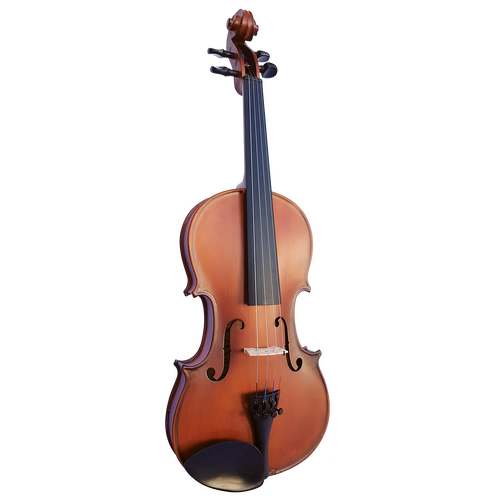 Vivo Neo Plus Student 1/4 Violin Outfit with Solid Spruce Top, Solid Maple Back, Ebony Fingerboard, Lightweight Case and Bow