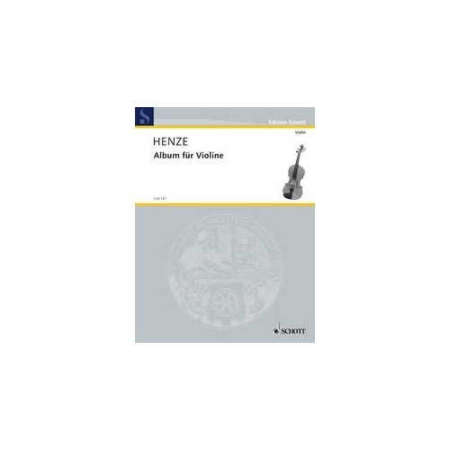 Henze Album for Violin - Violin Solo, 8 Pages, Publisher: Schott Music