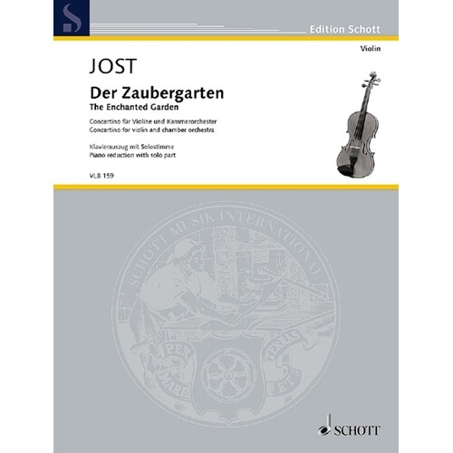 Jost - The Enchanted Garden Violin/Piano (Softcover Book)