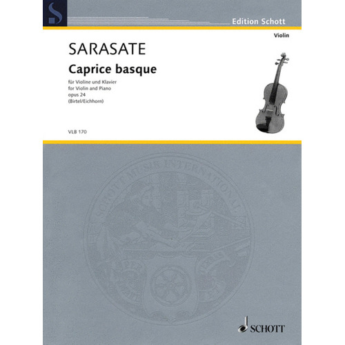 Caprice Basque Op 24 Violin And Piano 