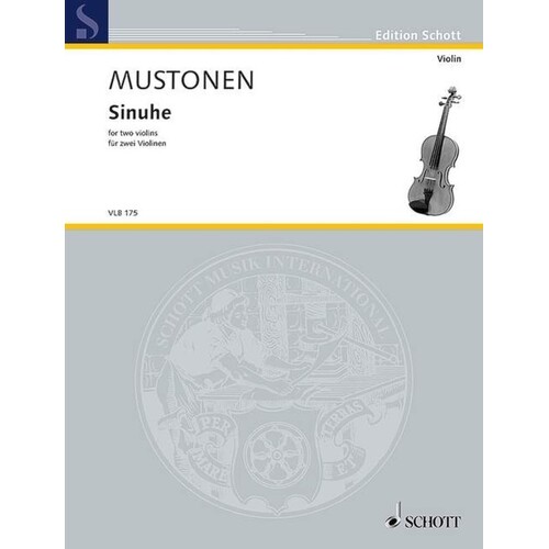 Mustonen - Sinuhe For Two Violins (Softcover Book)