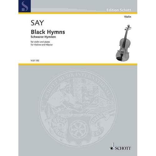 Say - Black Hymns Violin/Piano (Softcover Book)