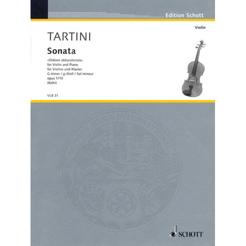 Sonata Op 1 No 10 G Min Violin Piano 