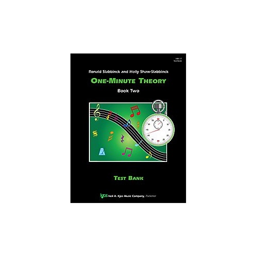 One Minute Theory Test Blank Book 2 - Choral, 52 Pages, Neil A. Kjos Music Company