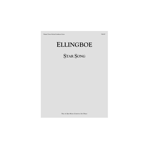 Star Song - Conductor Score for Pianist and Tenor Soloist, 128 Pages, Choral Work with Optional Instrument Scores